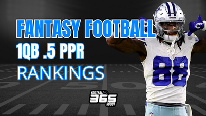 2024 Fantasy Football Redraft Rankings: 1QB, Half-PPR Format