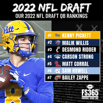 2022 NFL Draft: QB Positional Rankings, Final Grades, Ceiling Grades, Advanced Stats and Analysis