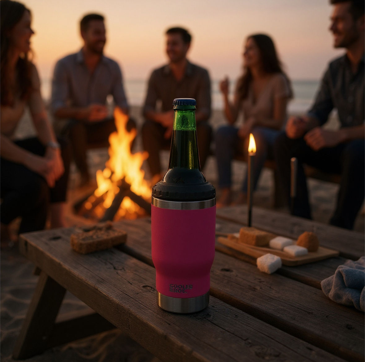 Cooler Bros - Bright Pink