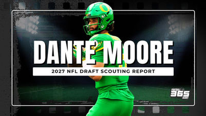 Dante Moore Oregon QB NFL Draft scouting report with Football Scout 365 grade and projection.