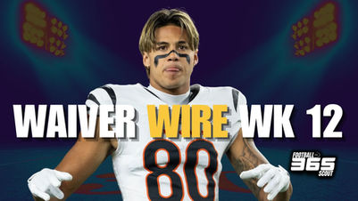 Andrei Iosivas, Cincinnati Bengals wide receiver, highlighted as one of Football Scout 365’s top Week 13 fantasy football waiver wire pickups ahead of the playoff push.