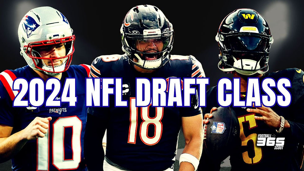 2024 NFL Draft quarterback class graphic used as a comparison point for the 2027 NFL Draft QB class