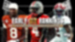 2027 NFL Draft early wide receiver rankings graphic featuring Jeremiah Smith, Cam Coleman, and Ryan Coleman-Williams for Football Scout 365 summer scouting.