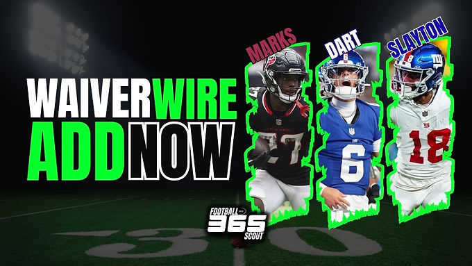 Fantasy Football Waiver Wire Week 5: Woody Marks, Jaxson Dart, Darius Slayton, and Brenton Strange Lead Must-Adds