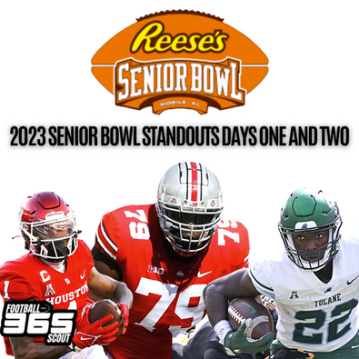 2023 Senior Bowl Standouts Days One And Two, Dawand Jones Steals The Show, WR Tank Dell Is Shining