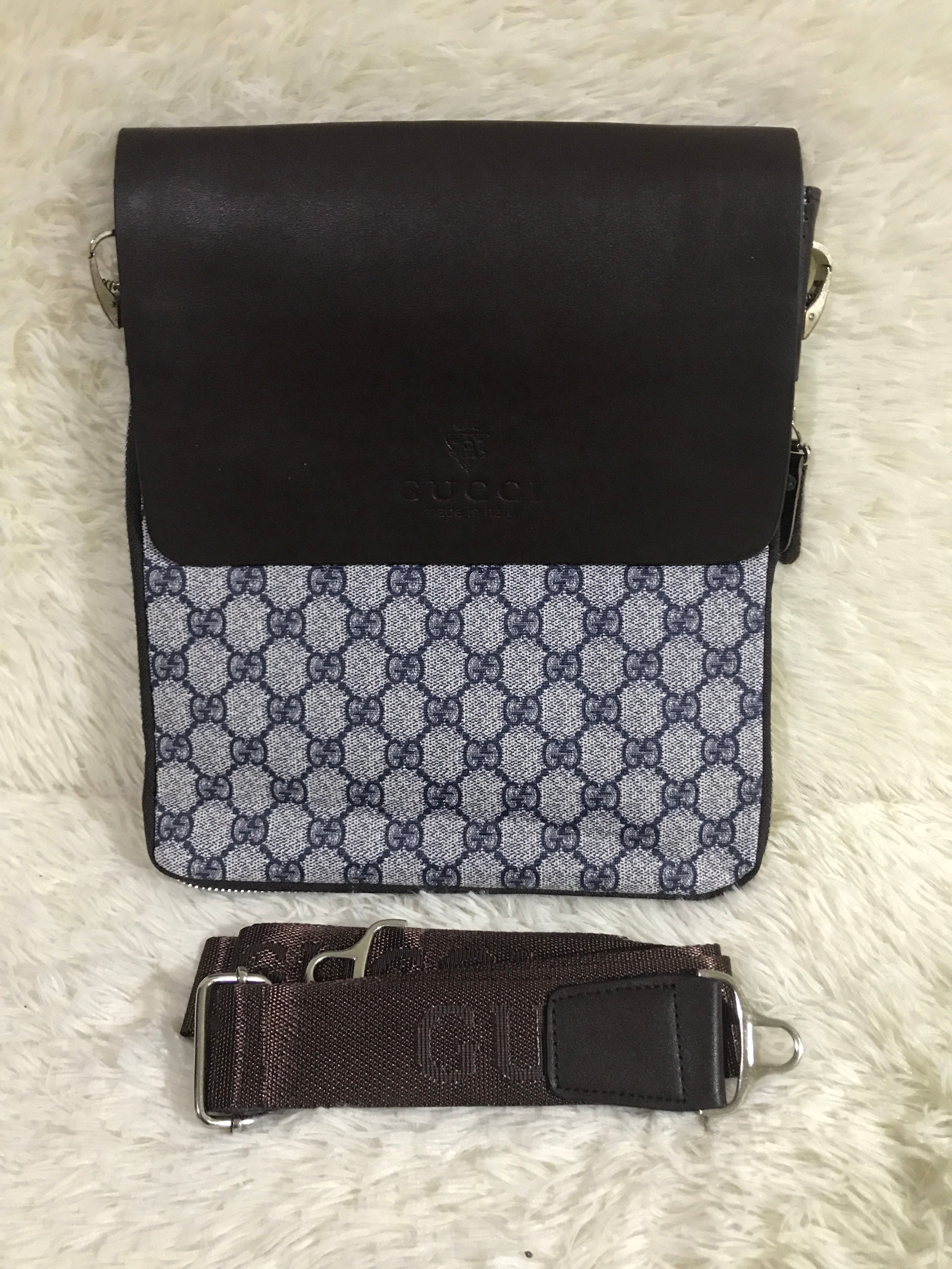 Gucci Sling Bag (Blue/White)