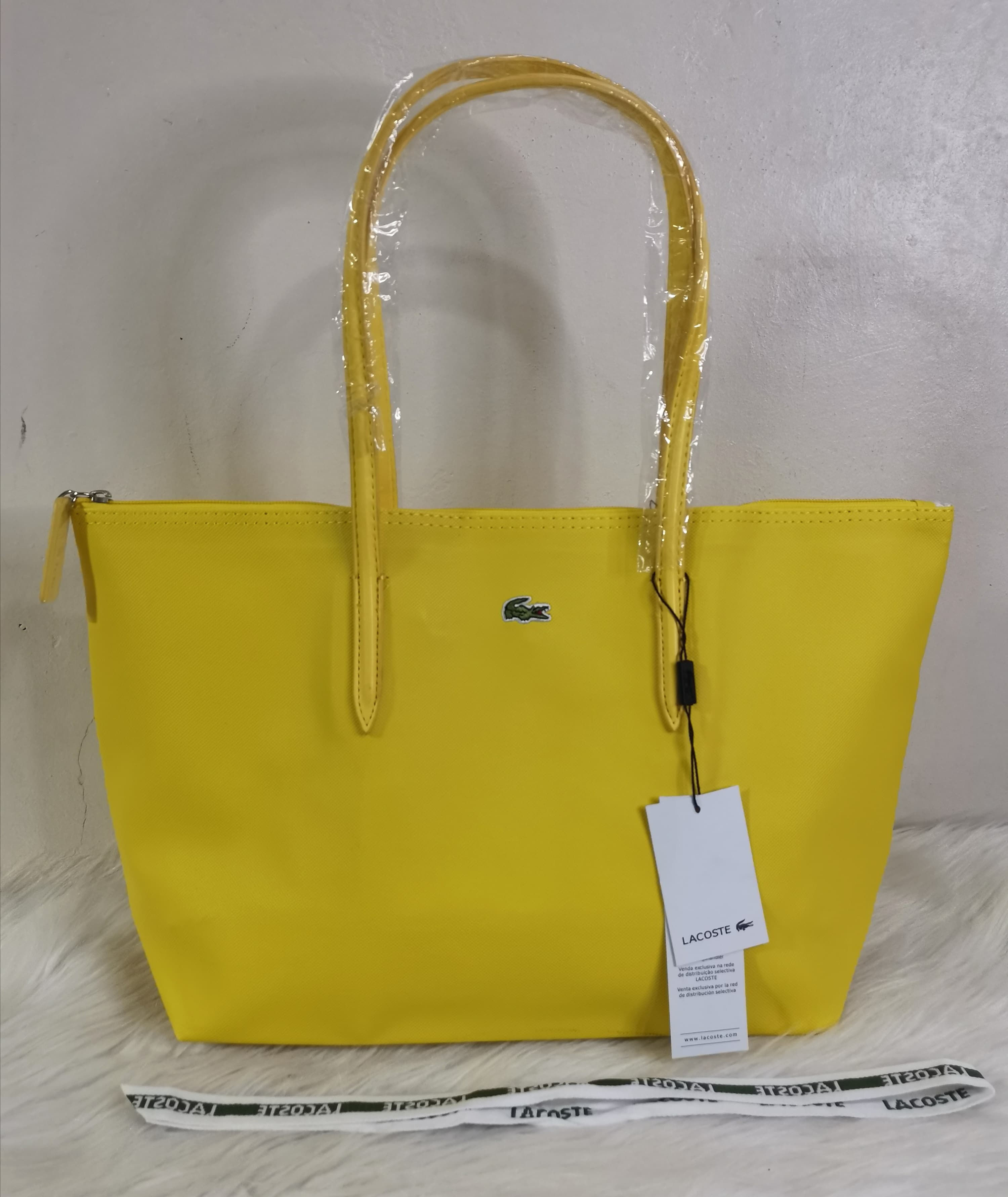 Lacoste Tote Bag (Yellow)