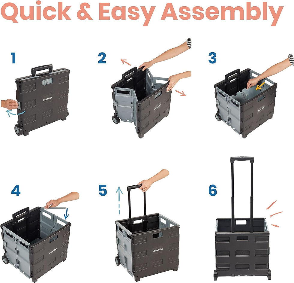 Miniature : ECR4Kids Universal Rolling Cart, Mobile Storage