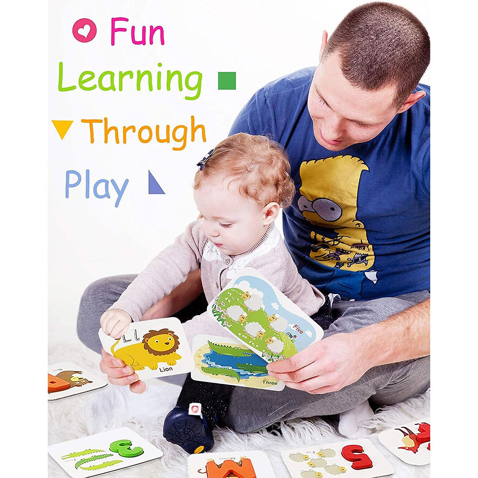 Μικρογραφία: Gojmzo Number and Alphabet Flash Cards for Toddlers 3-5 Years