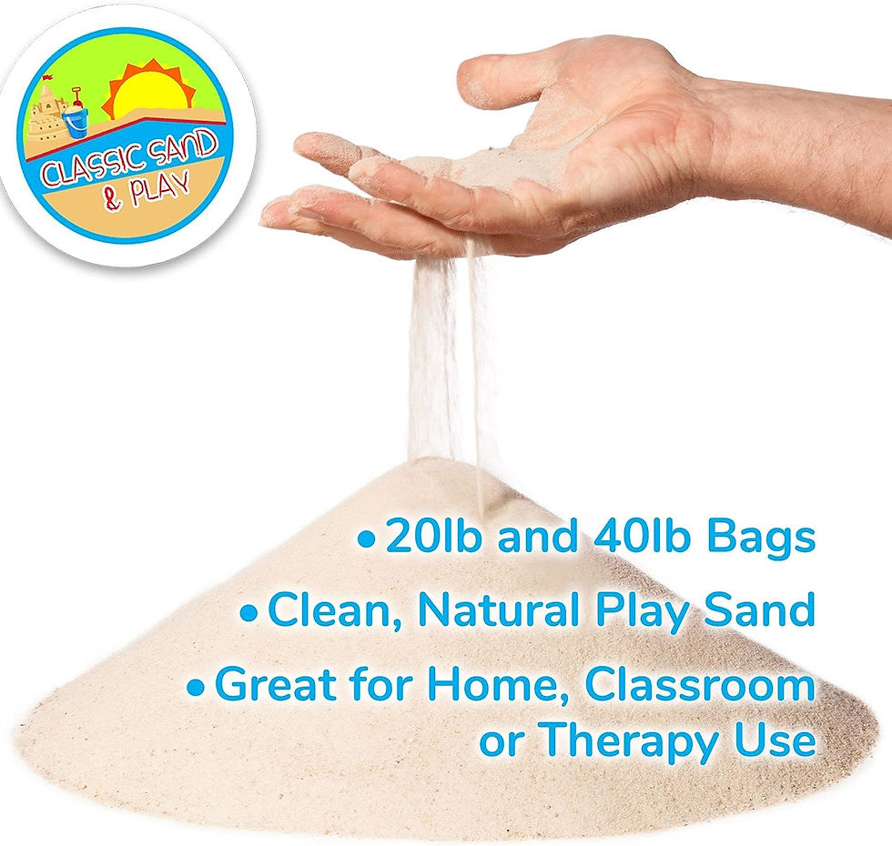 Μικρογραφία: Classic Sand and Play Sand for Sandbox, Table, Therapy, and Outdoor Use, 40 lb