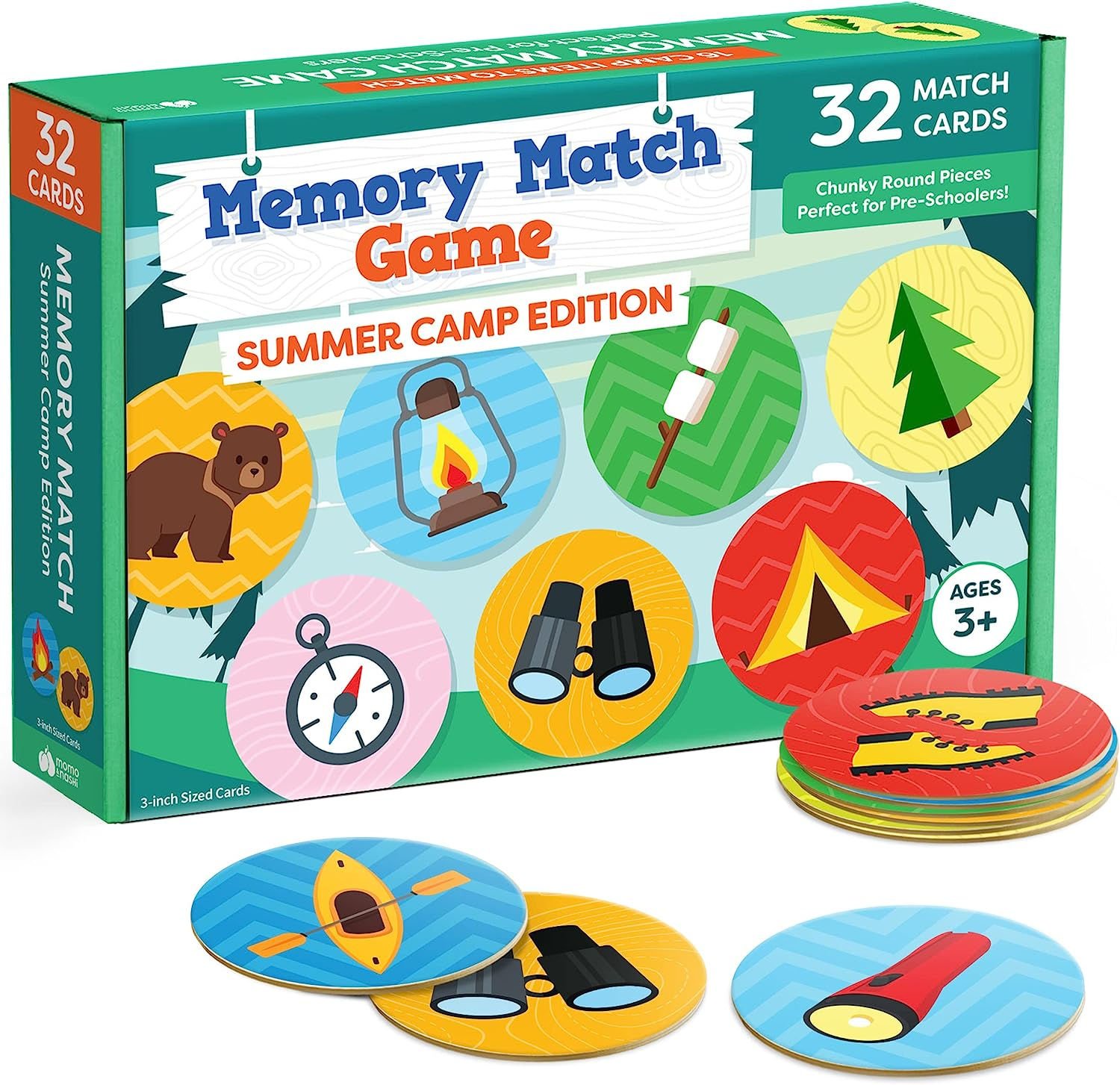 Matching Memory Game for Kids - 32pc