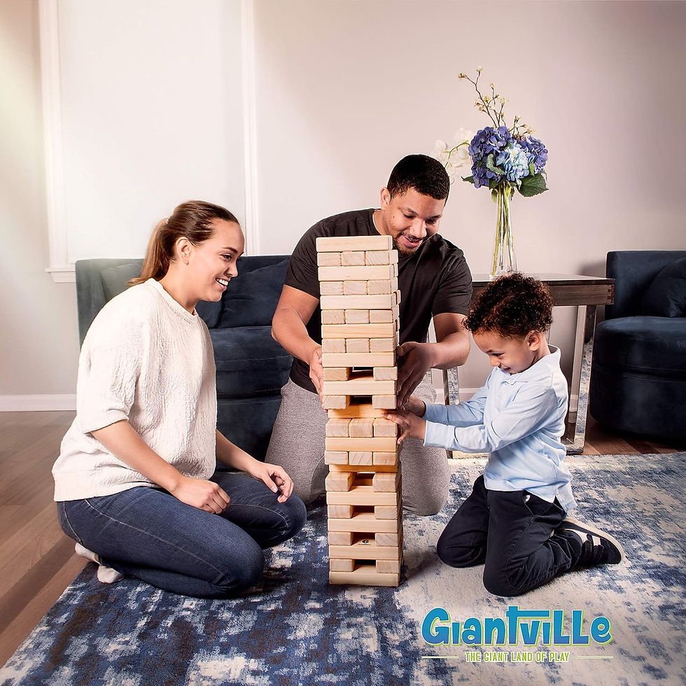 Miniaturbild: Giant Tumbling Timber Toy -60-Pieces + Storage Crate