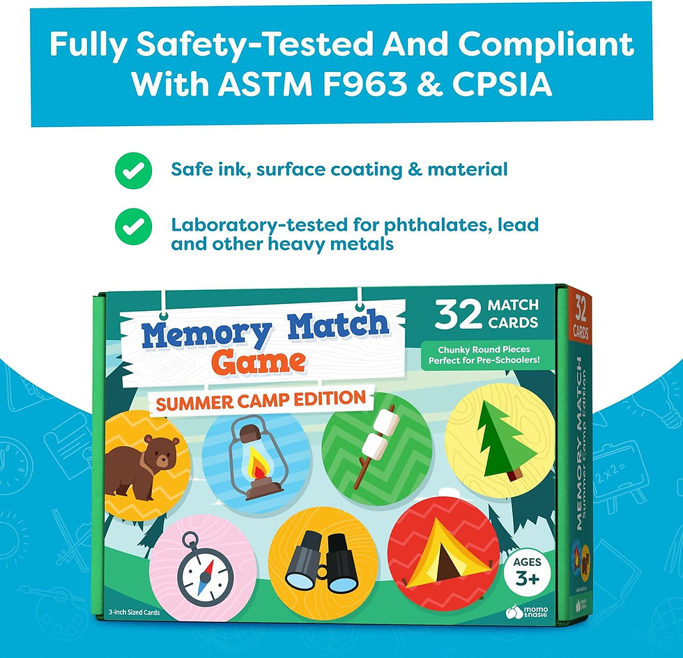 Thumbnail: Matching Memory Game for Kids - 32pc