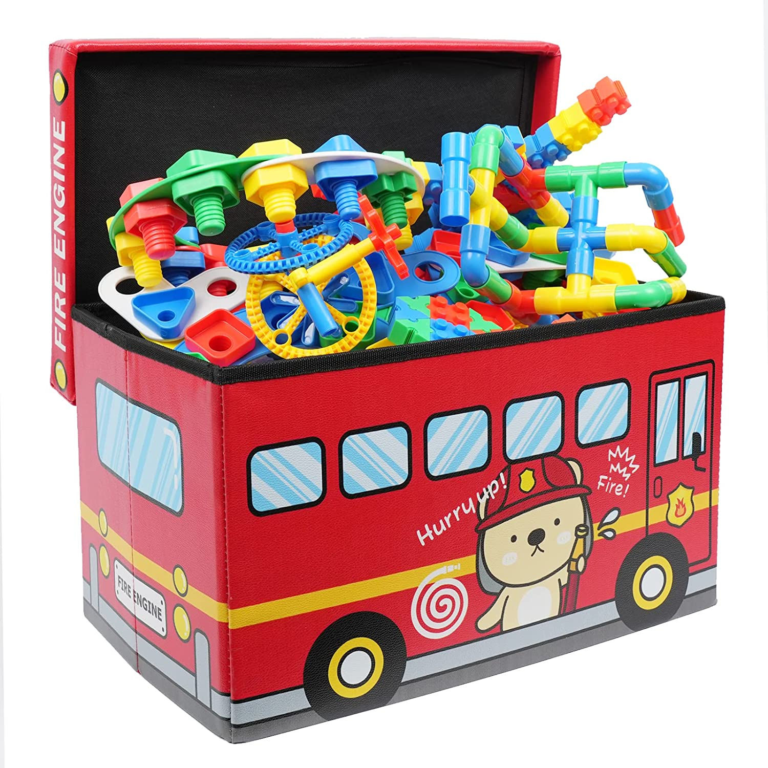 Toy Storage Chest (Fire Engine )
