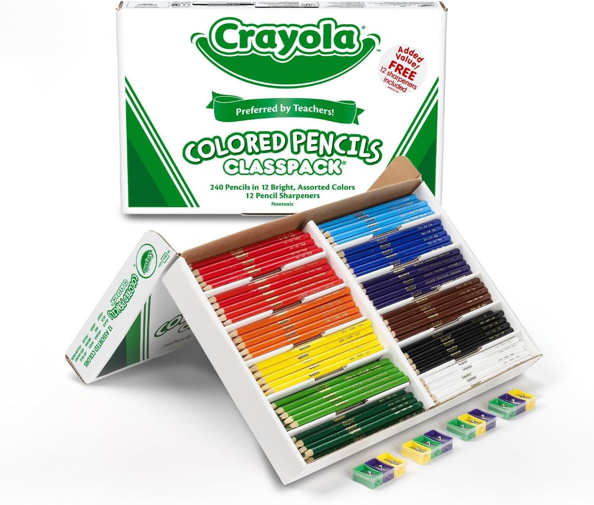 Crayola Colored Pencils 12 Colors may vary, 240 Count