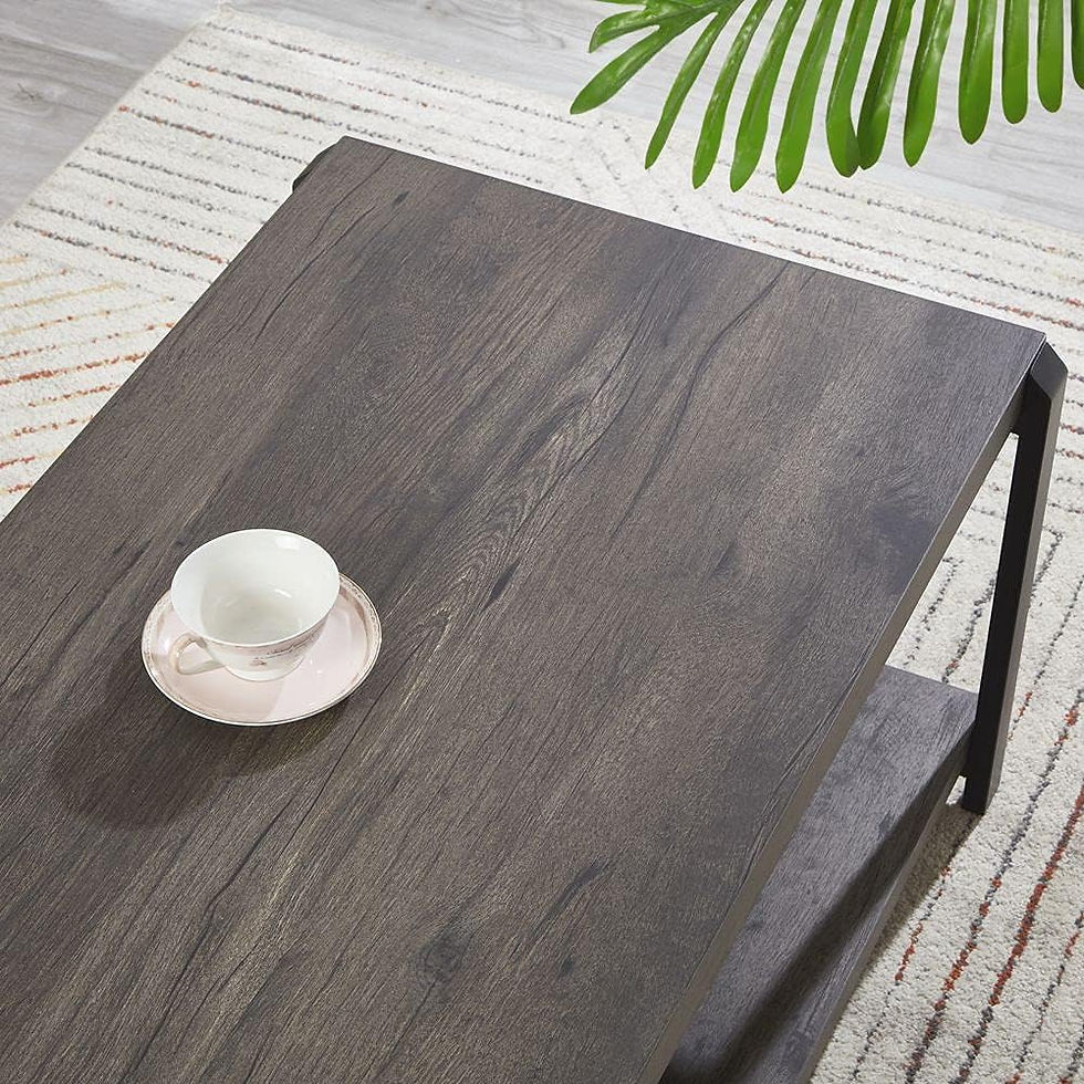 Μικρογραφία: EXCEFUR Coffee Table with Storage Shelf