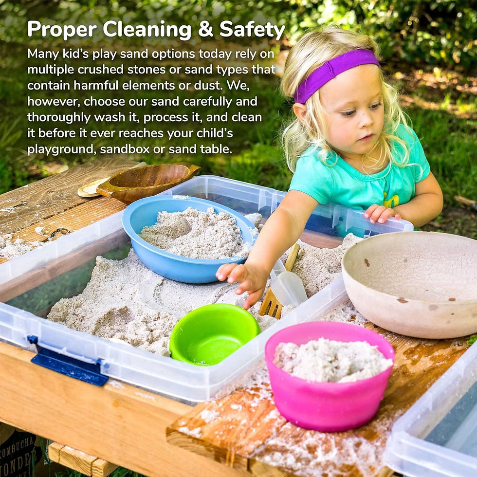Μικρογραφία: Classic Sand and Play Sand for Sandbox, Table, Therapy, and Outdoor Use, 40 lb