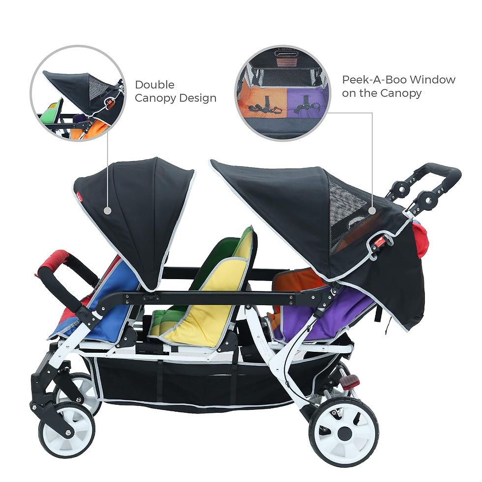 Miniature : Familidoo 6 Seat Baby Stroller