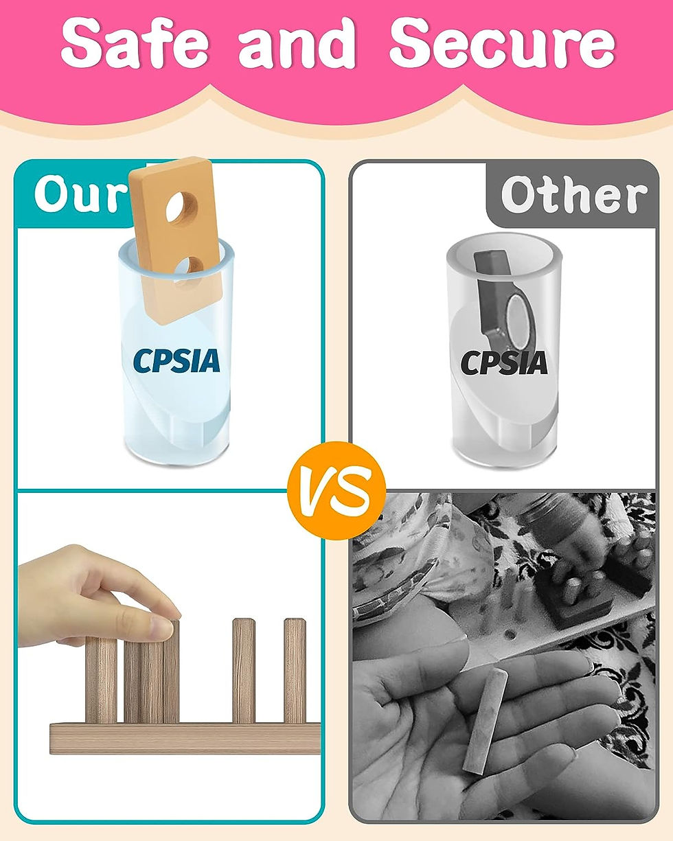 Thumbnail: kecristv Montessori Toys for 1 2 Year Old Boy and Girl
