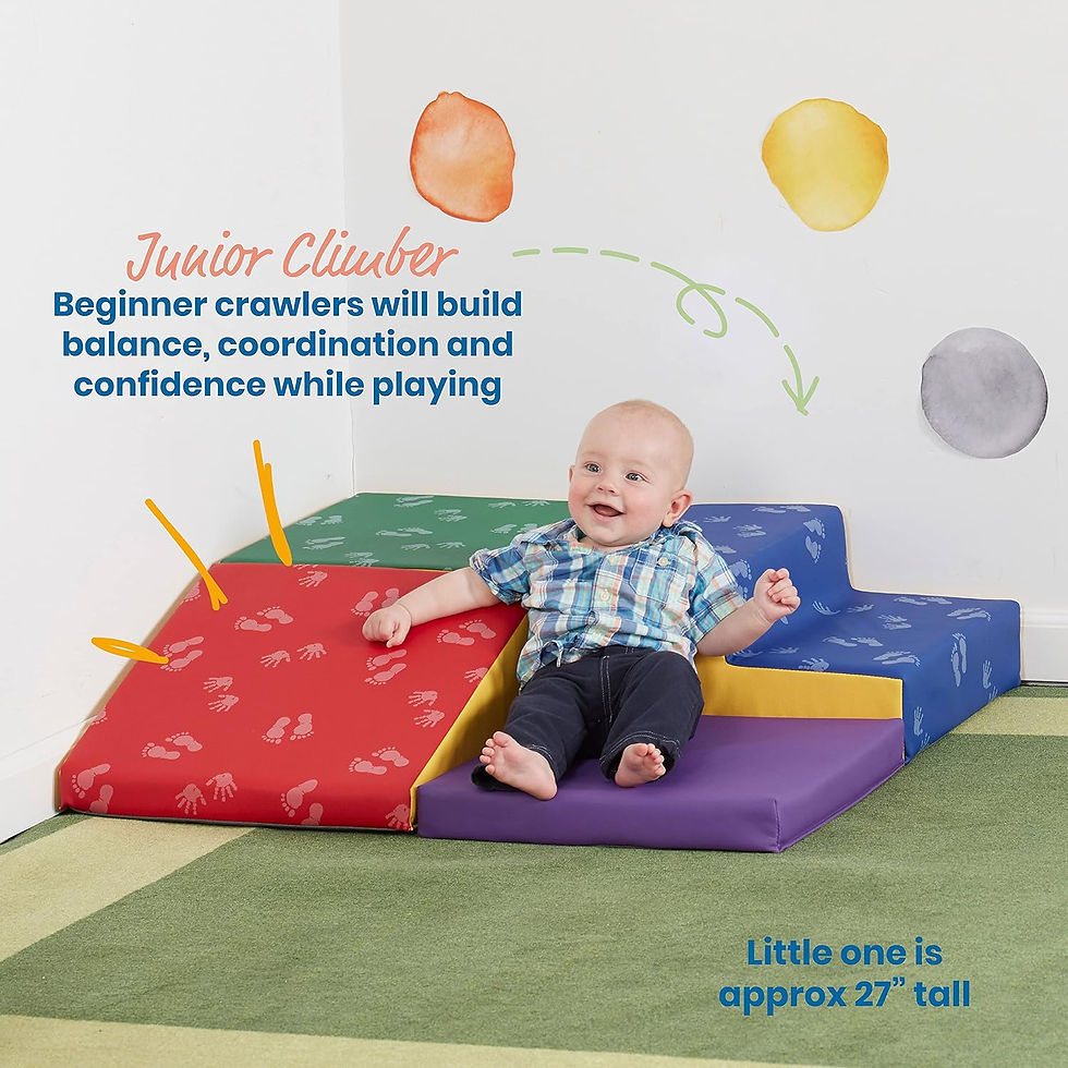 Μικρογραφία: ECR4Kids SoftZone Junior Little Me Corner Climber, Beginner Playset,4-Piece