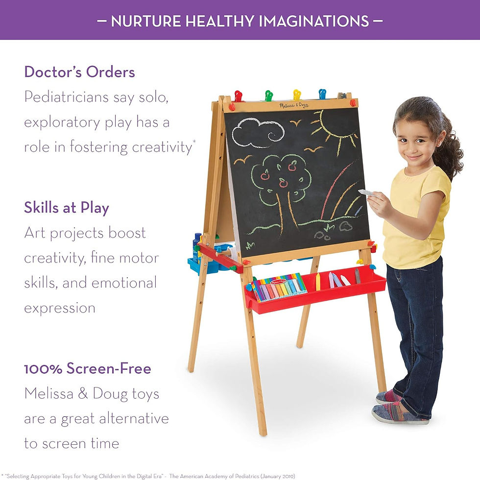 Μικρογραφία: Melissa & Doug Deluxe Standing Art Easel -3 - 7 years