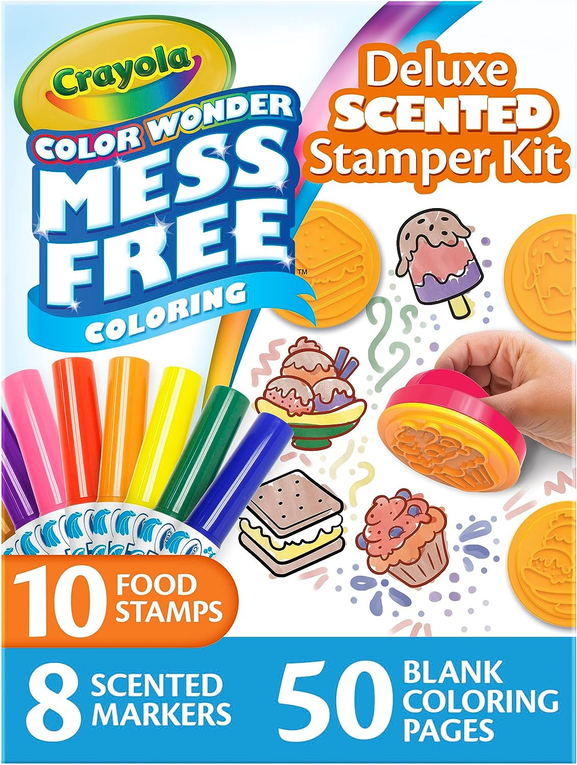 Crayola Color Wonder Mess Free Coloring Set, 50 Blank Coloring Pages