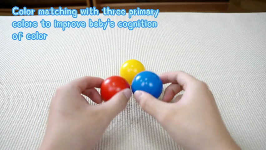 Miniature : Adena Montessori Full Size Object Permanence Box with Tray Three Balls (Classic)