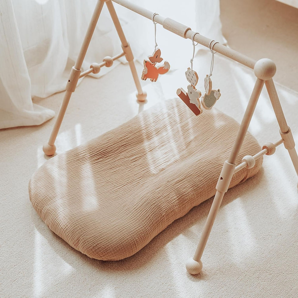 Miniature : 2 Pack Muslin Baby Lounger Cover 100% Cotton
