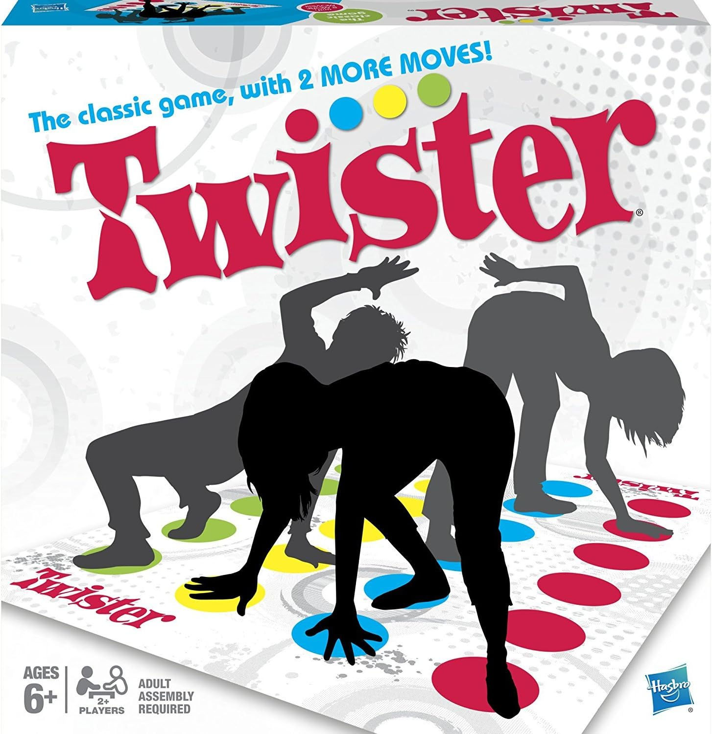 Hasbro Twister Party Classic Board Game for 2 or More Players
