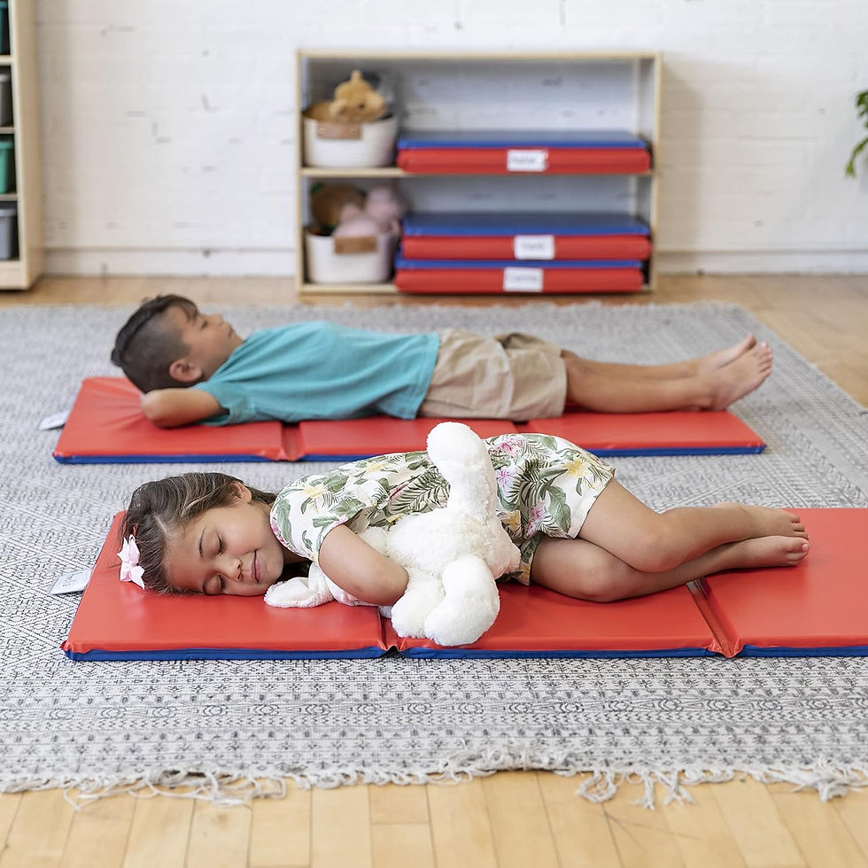 Μικρογραφία: ECR4Kids Premium Folding Rest Mat,  Sleeping Pad, Blue/Red