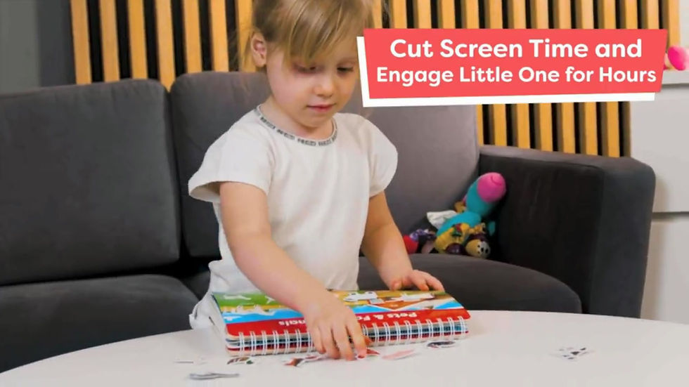 Miniaturbild: Montessori Busy Book For Toddlers Ages 3 and Up