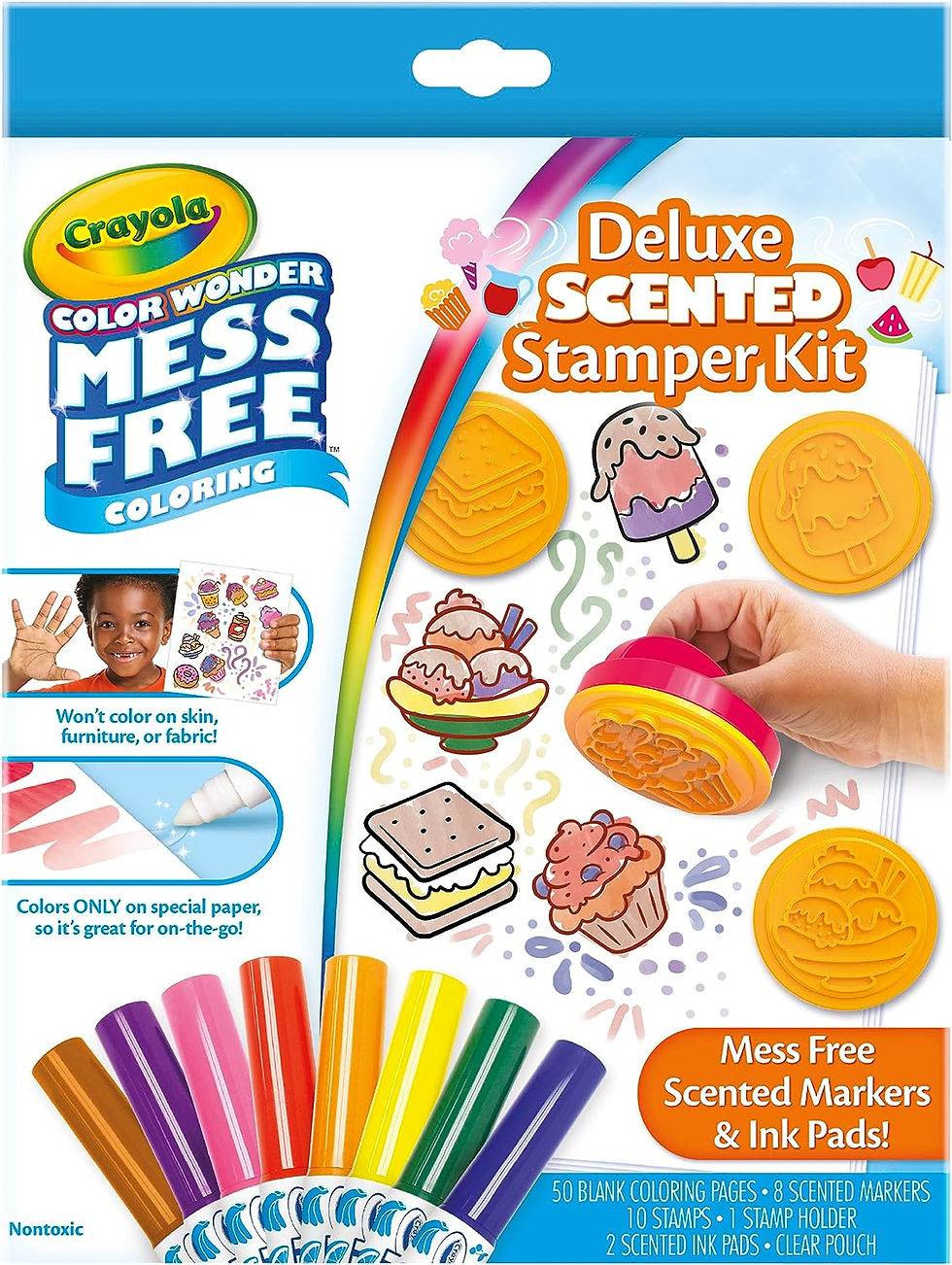 サムネイル： Crayola Color Wonder Mess Free Coloring Set, 50 Blank Coloring Pages