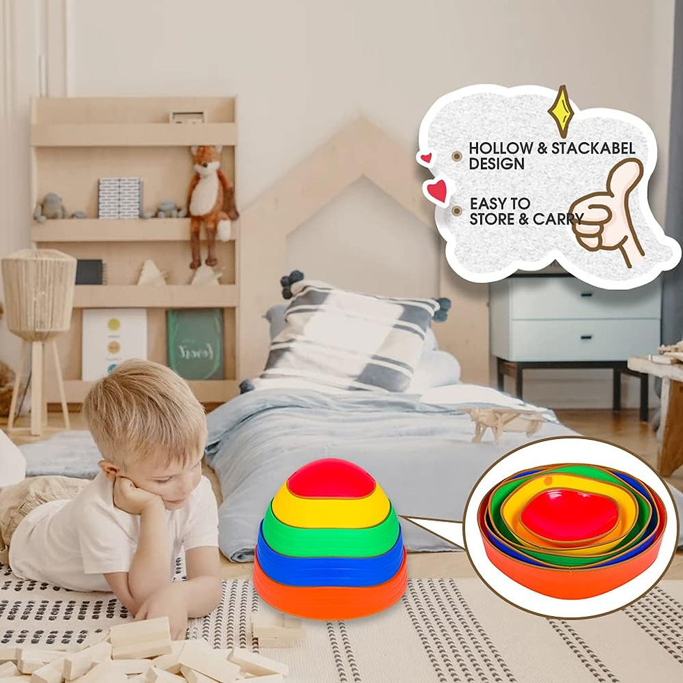 Miniaturbild: Rutschfeste Balance-Trittsteine für Kinder