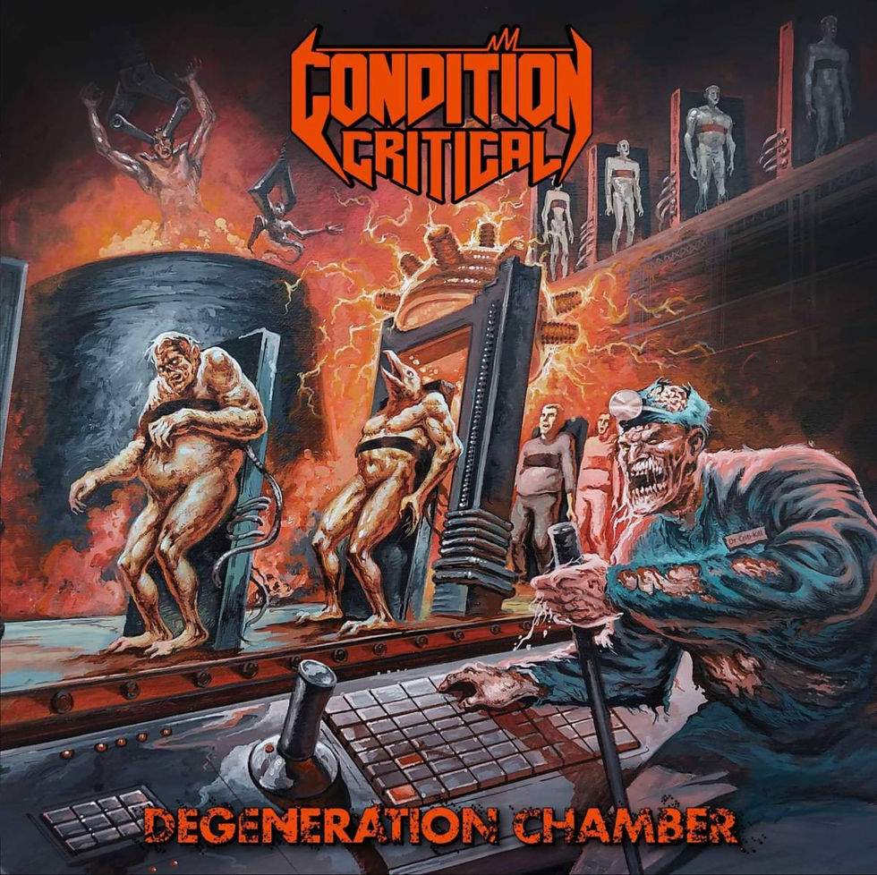 NJ Thrashers, Conditional Critical, Unleash New Album, Degeneration Chamber!