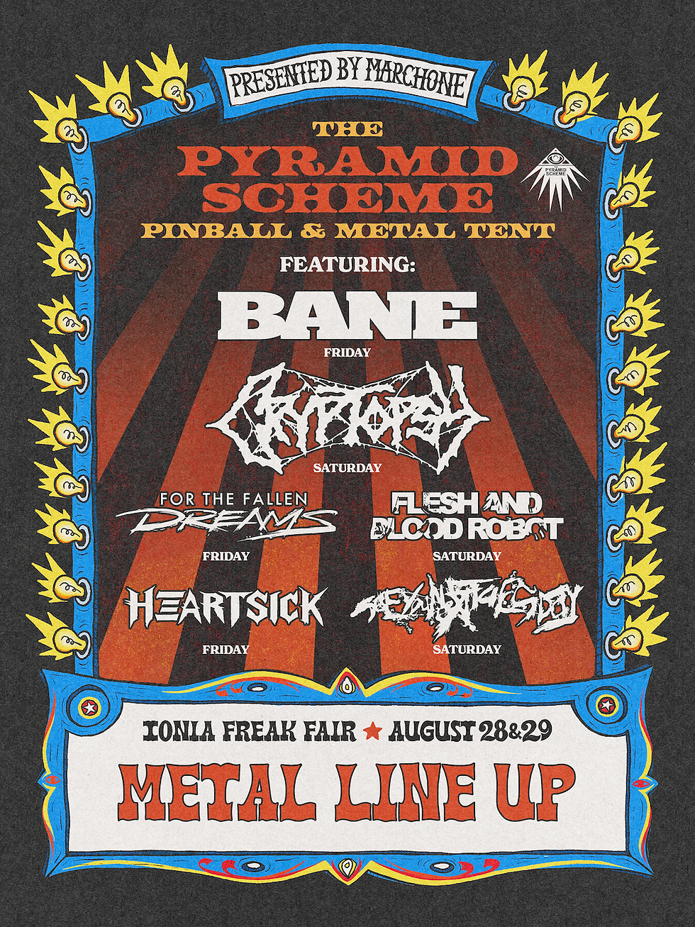Cryptopsy Performing at Billy Strings' Ionia Freak Fair!