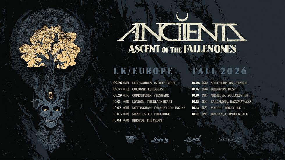 ANCIIENTS Announce UK/European Headline Tour for Fall 2026!