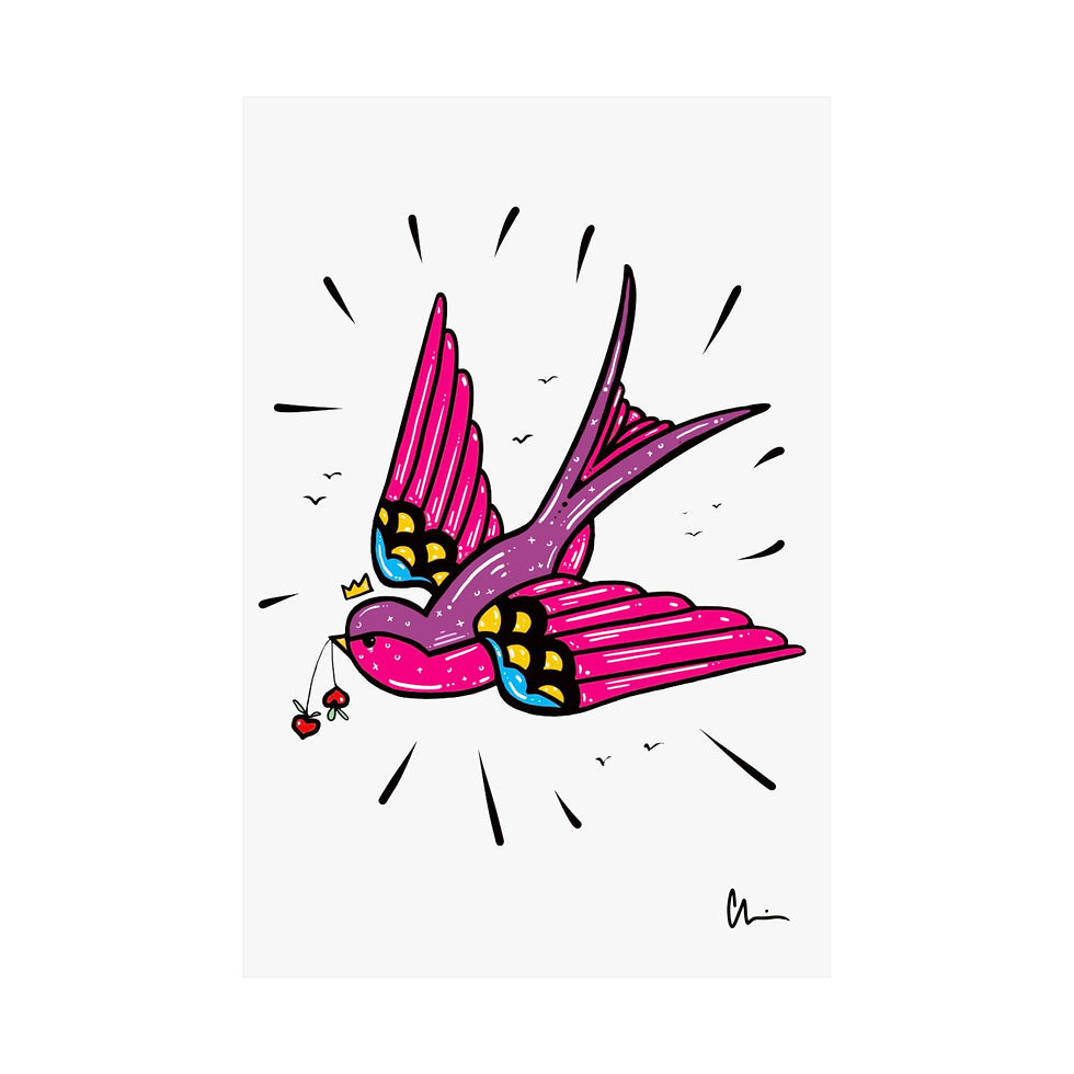 Thumbnail: Soaring Affection Poster Print
