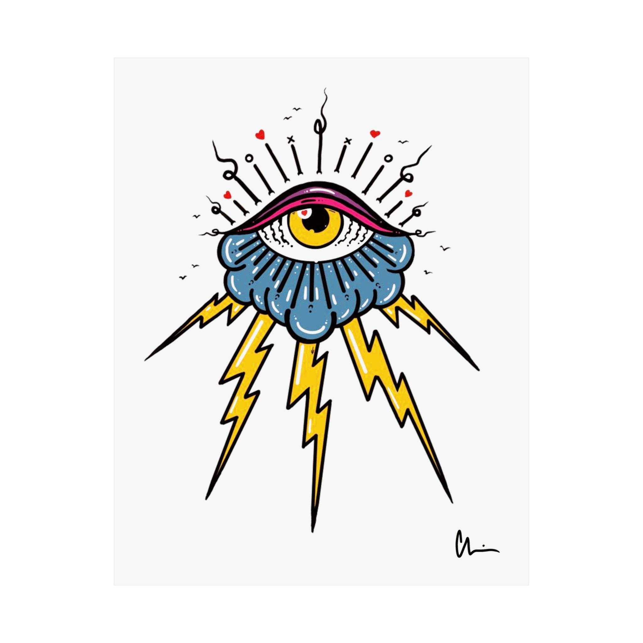 Clairvoyant Thunder Poster Print