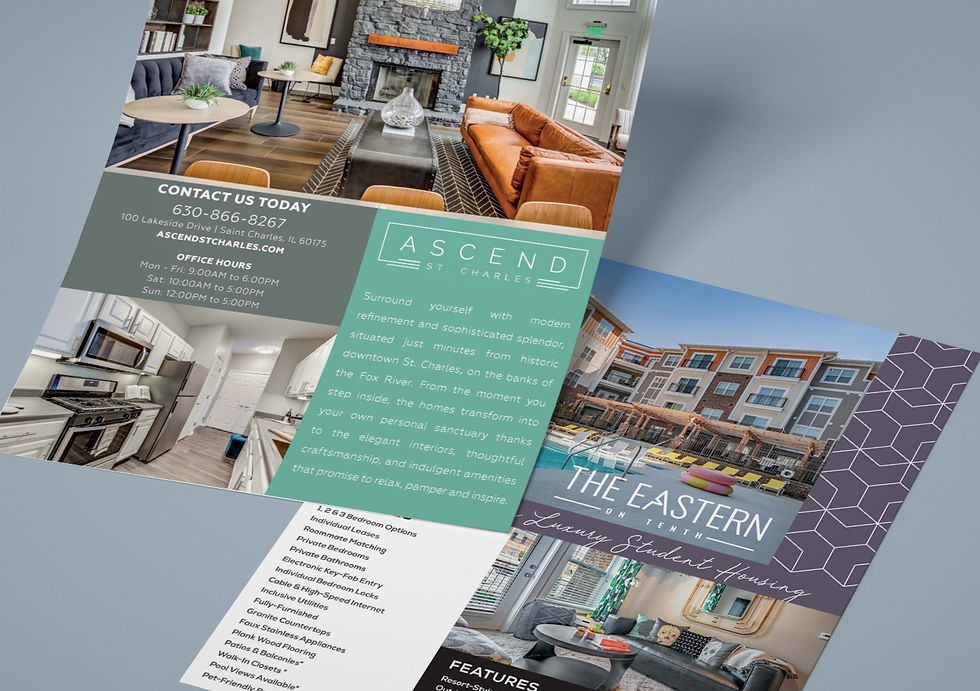Sell Sheets, Handouts, Flyers... you get the idea....
