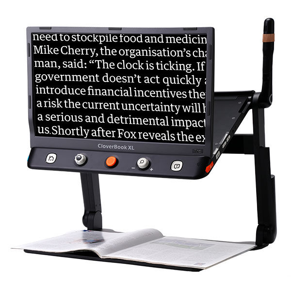 Miniature : Vidéoagrandisseur pliable polyvalent Clover Book XL