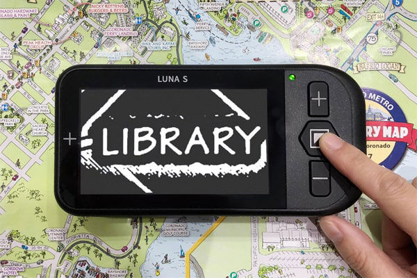 Miniature : Loupe électronique portable pour malvoyant Luna S