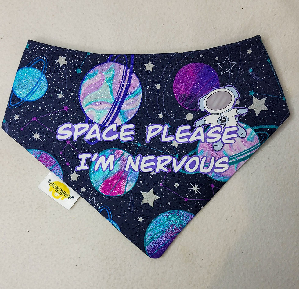 labeled side bandana