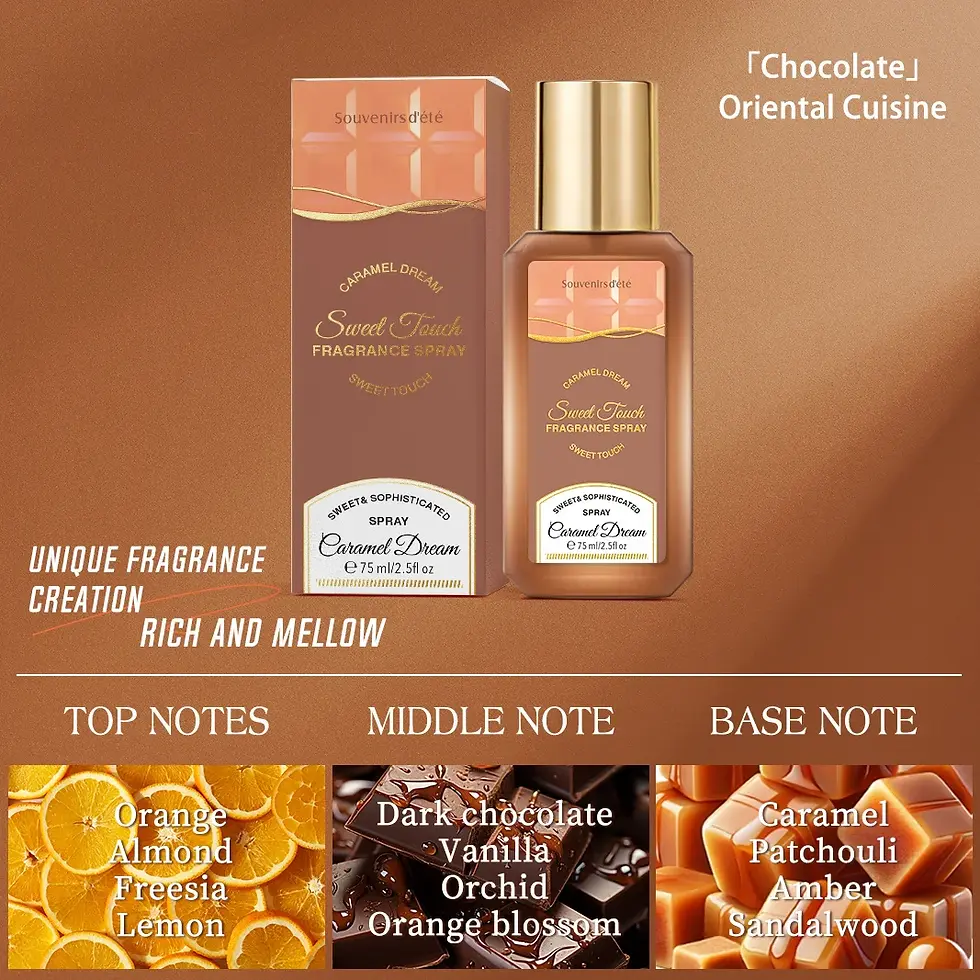 Thumbnail: Caramel Dream Perfume 75ml Long Lasting Floral Fruity Fragrance