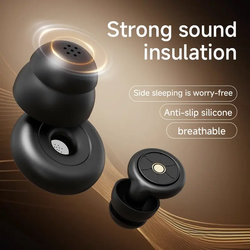 Thumbnail: 3D Sleep Mask Light Blocking Eye Cover With Earplugs Adjustable Strap