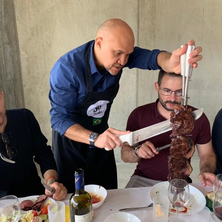 Arranged Food and Objects