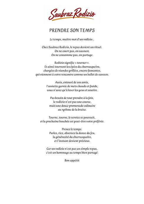 prendre son temps saubraz rodizio.png