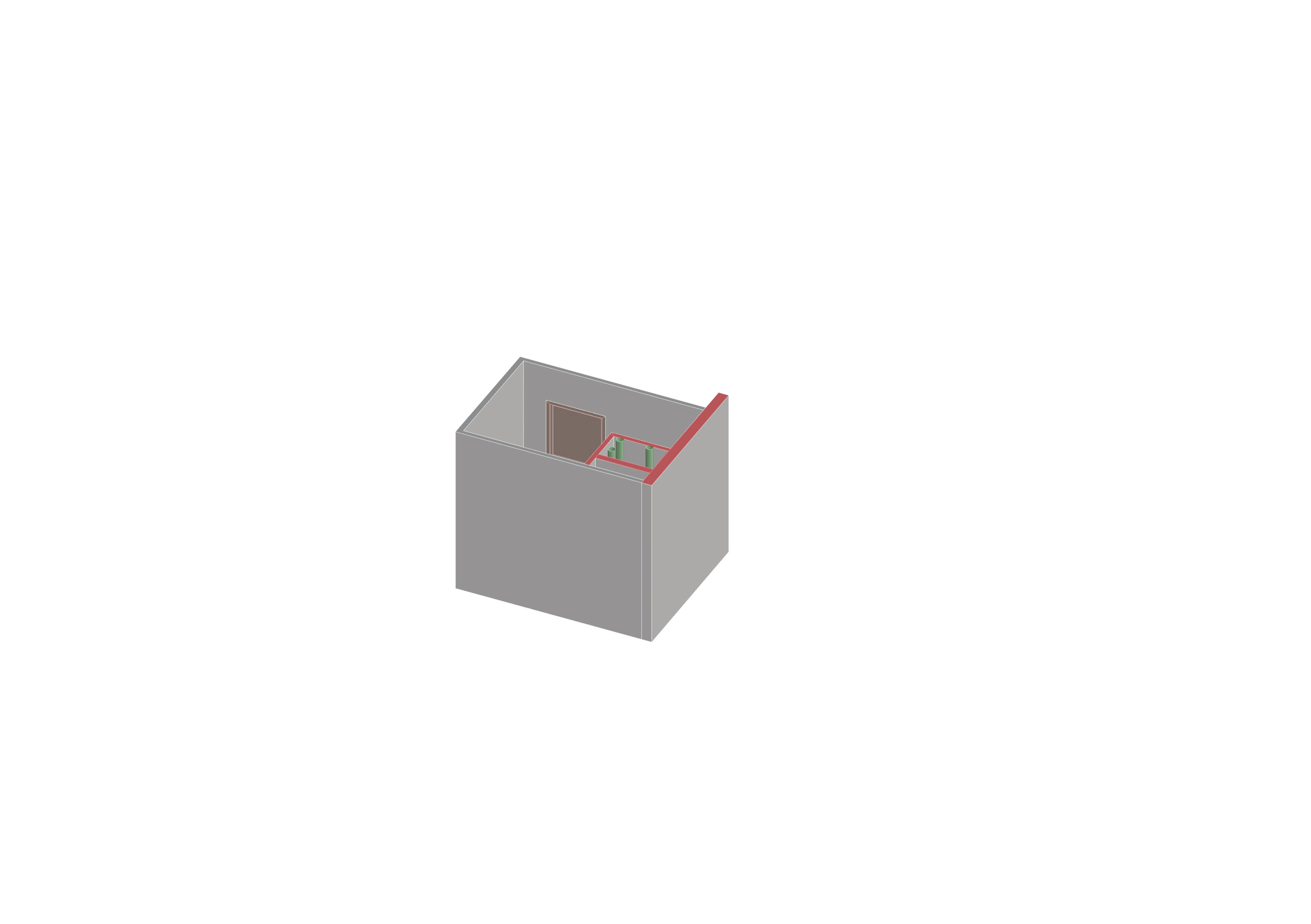 tiers lieux, isometric, gif, maison des habitants, nanterre, tours nuages, LAMT, FGA, agencement bois, adaptative, sur mesure