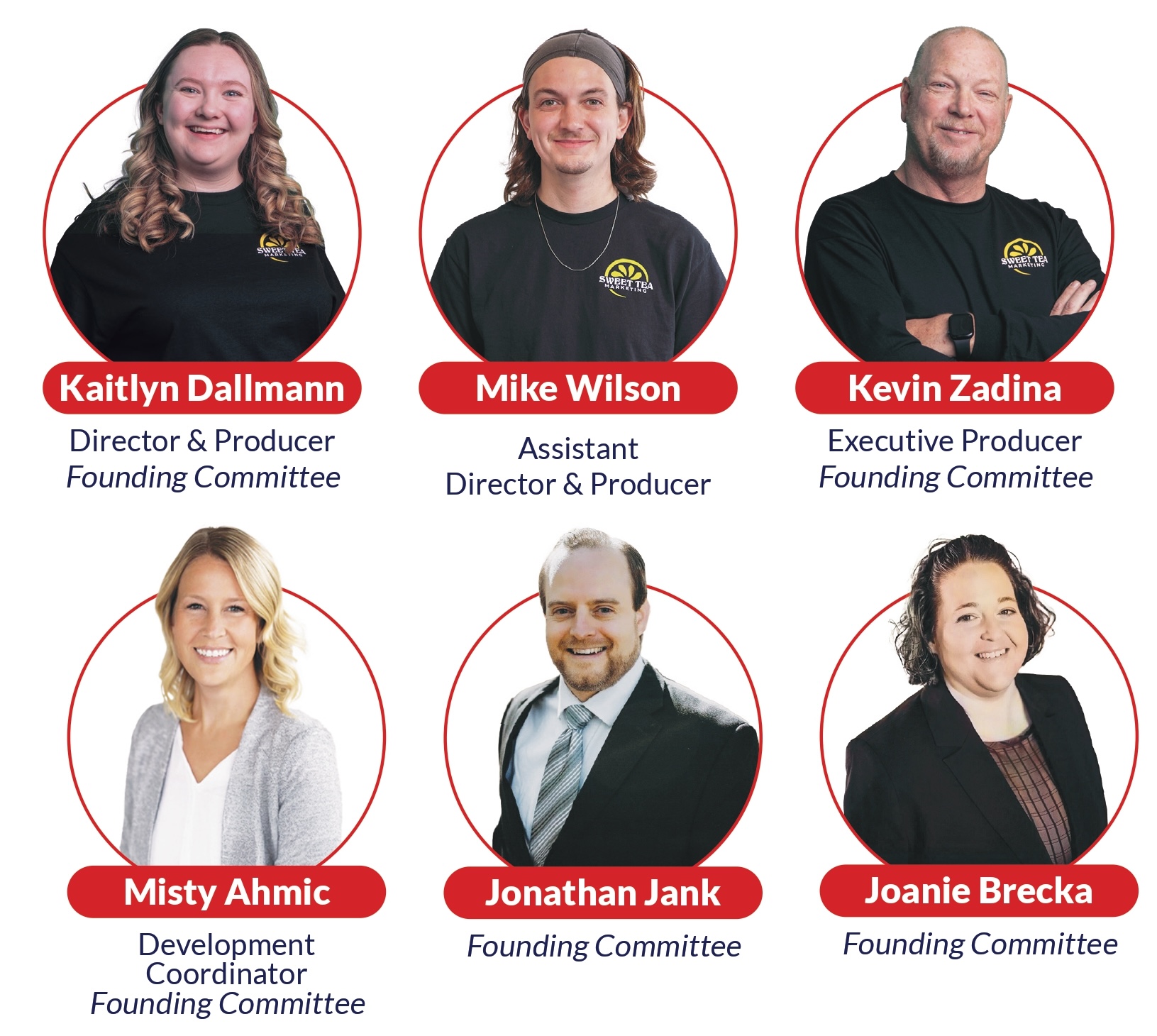 Meet the Crew: Kaitlyn Dallmann, JJ Metschke, Kennedy Goldsmith, Kevin Zadina, Misty Ahmic, Jonathan Jank, Joanie Brecka