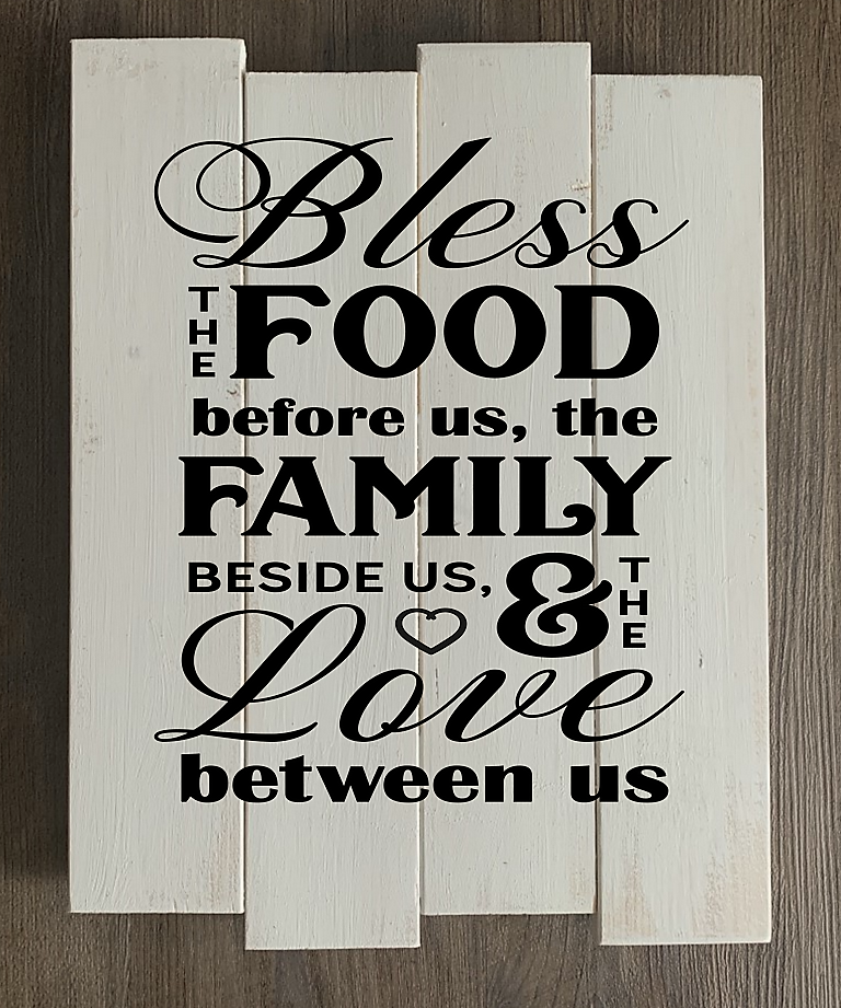 Bless the food before us