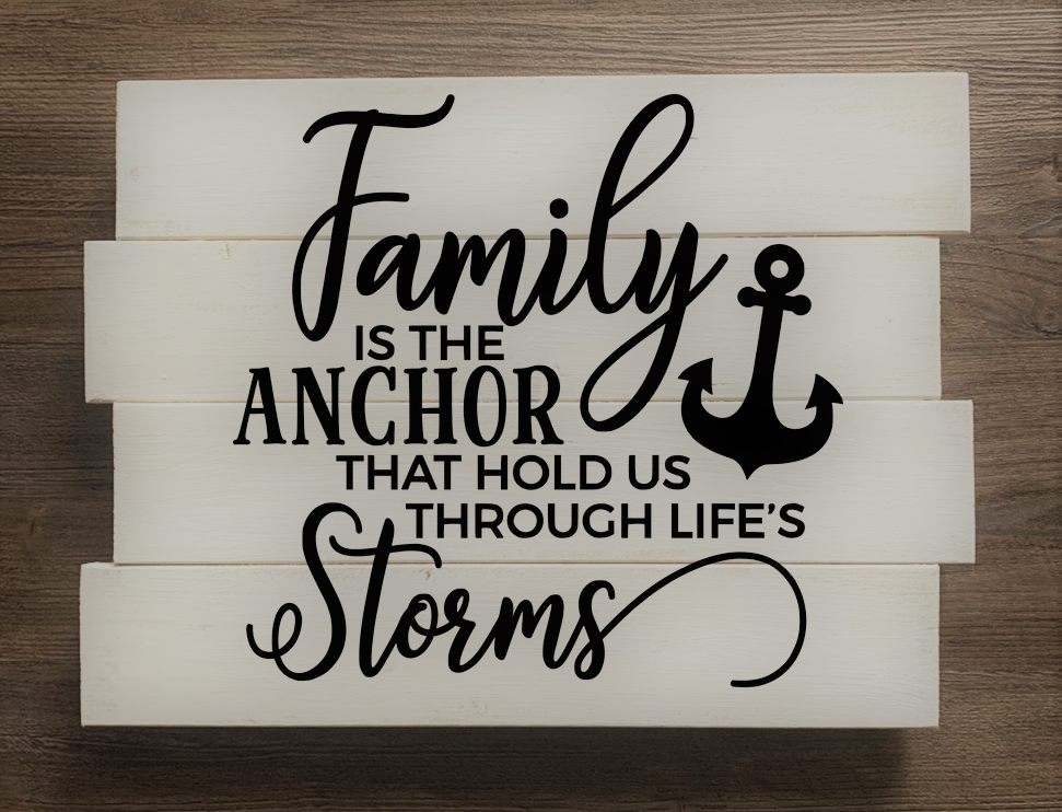 Family is the anchor